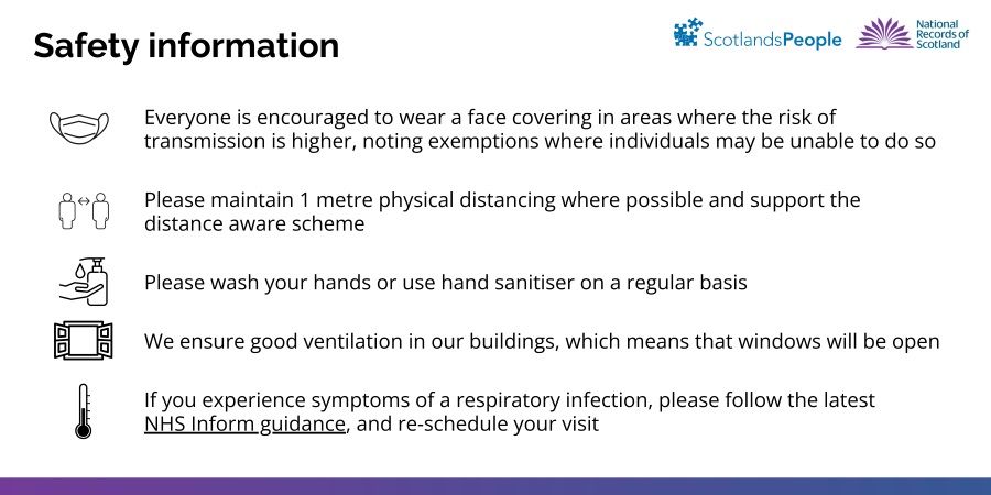 Information about safety in our buildings