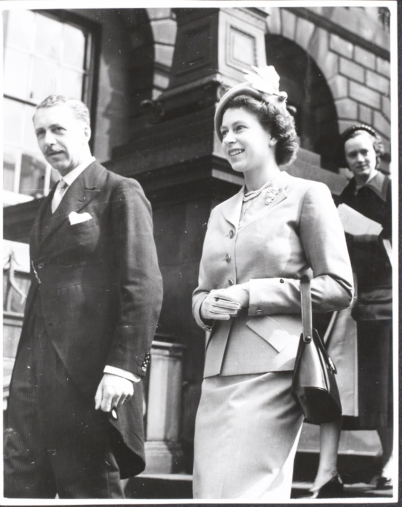 Visit of H.M. Queen Elizabeth to Register House,1952