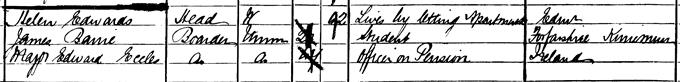 1881 Census record for J M Barrie