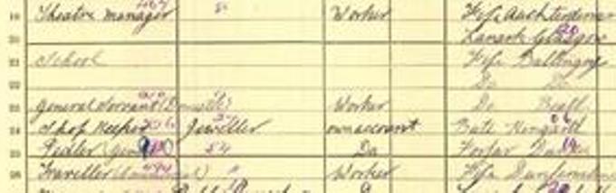 1911 Census record for Jennie Lee, part 2