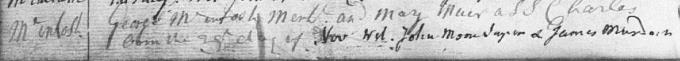 Birth and baptism entry for Charles Macintosh
