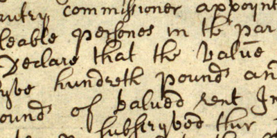 Detail of E70/16/1 Account of poll tax, 1693