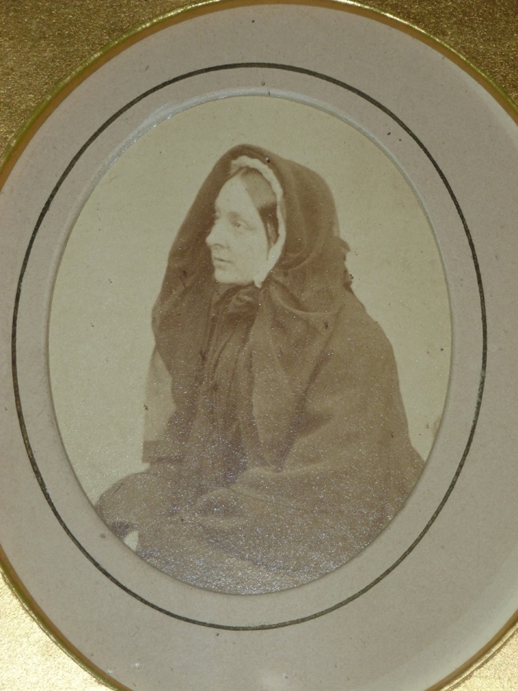 Lady Blanche in mourning, aged 32