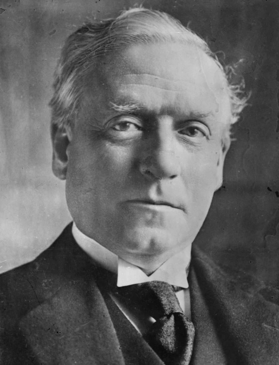 Portrait photograph of Herbert Henry Asquith, former Prime Minister of the UK.