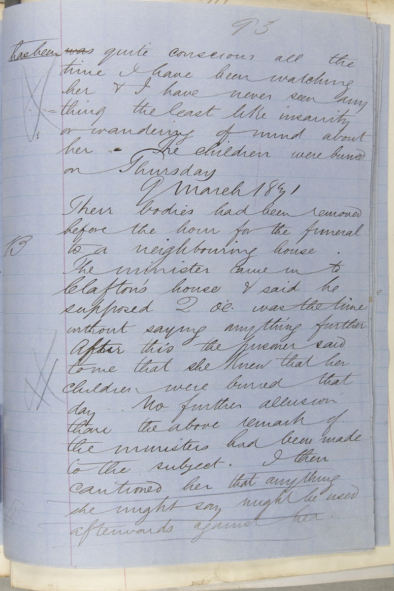 Evidence from Peter Milne, Constable of Edinburgh County Police, 27th March 1871. page 3