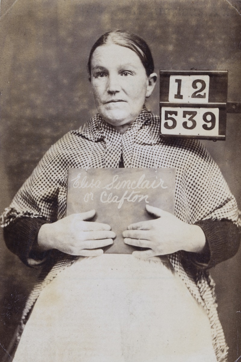 Photograph of Eliza taken from the Criminal Lunatic Department Case Book