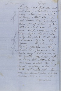 Evidence from Peter Milne, Constable of Edinburgh County Police, 27th March 1871. page 4