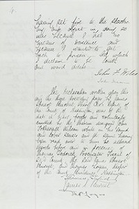 John’s statement admitting to setting fire to hay stacks because ‘I had no means of subsistence and because I wanted to get back to prison’, 3 January 1883, page 4