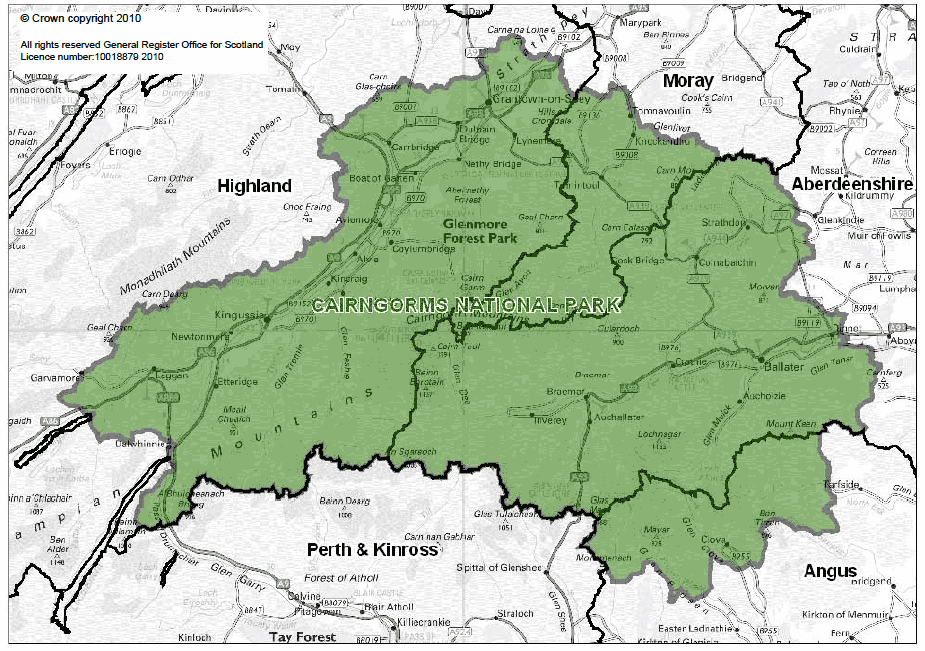 Map 4: The boundaries of CNP and the constituent local authorities